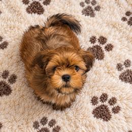 Coral - female Lhasa Apso puppy in Kettering, Ohio from The Ruff Life Tribe
