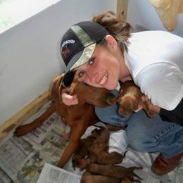 Labrador Retriever and Redbone Coonhound Puppies from Rimfire Kennels
