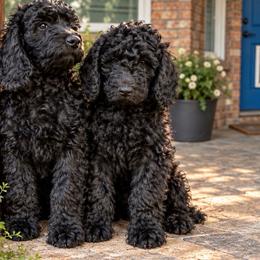 Shadow - male Golden Mountain Doodle puppy in Big Spring, Texas from Oliva’s Doods