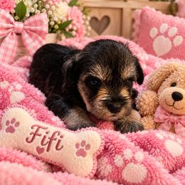 Puppy 3 - Black and white female Companion Cross puppy in Carriere, Mississippi from Sassy Schnauzers