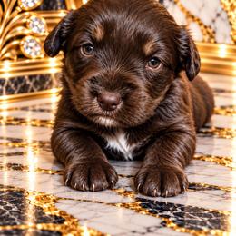 Suki - Liver female Miniature Schnauzer puppy in Panama City, Florida from Emerald Coast Schnauzers