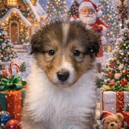 Dasher - Sable and white male Collie puppy in Carencro, Louisiana from Cajun Bayou's Collies LLC