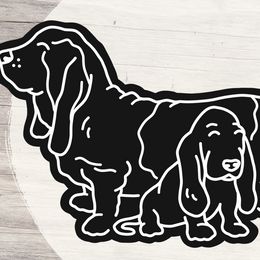 Basset Hounds from Head of River Barn