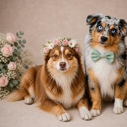 Toy Australian Shepherd puppies from Little Wood Toy and Mini Aussies