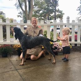 American Leopard Hound, Bluetick Coonhound, and German Shepherd All Grown Up from Haus Biery German Shepherds, Benchmark Blueticks & Leopard Hounds