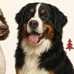 Bernedoodle puppies from Dulcito Doodles