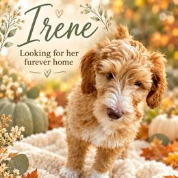 Yrene - Cream female Goldendoodle puppy in Moreno Valley, California from Rainbow SoCal Doodles