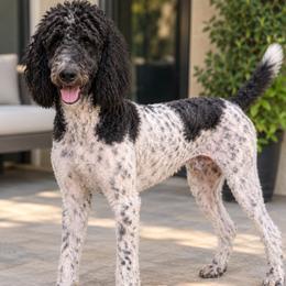 Gabriel - Parti male Poodle puppy in Surprise, Arizona from Gentle Paw Poodles and Doodles