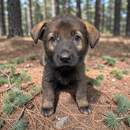 Shirley - Sable female German Shepherd puppy in Oakland, Oregon from VHM German Shepherds