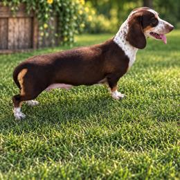 Cookie - Piebald female Dachshund puppy in Pleasant Plains, Arkansas from JGBs Silver Spur Dachshunds