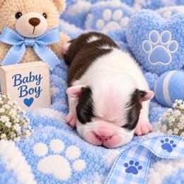 Black n white - Black and white male Boston Terrier puppy in San Antonio, Texas from JT Bostons