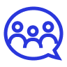 icon of message bubble