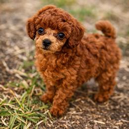 Nellie - Red  female Poodle puppy in Labelle, Florida from RomLein Poodle