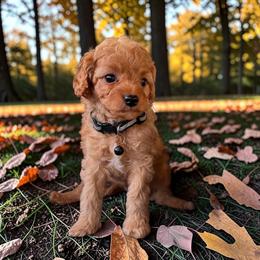 Black Boy - Apricot male Cavapoo puppy in Lavon, Texas from Magnolia Prairie Doodles
