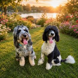 Bernedoodle puppies from Halsey Poodles and Doodles