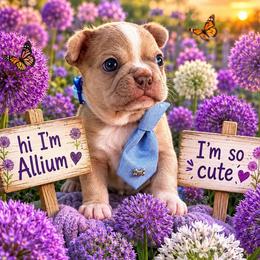 Allium - Fawn male Companion Cross puppy in Peru, Indiana from Angie's Little Bostons And Frenchies