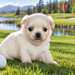 Girl1 - White female Chihuahua puppy in Alaska from Snowy Mountains Chihuahua