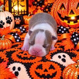 Lilac boy - Lilac male Boston Terrier puppy in San Antonio, Texas from JT Bostons