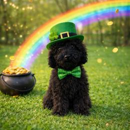 Vinnie - Phantom male Goldendoodle puppy in Warrensburg, Missouri from Supreme Doodles