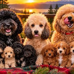 Poodle puppies from Seattle Sankofa Kennel Club