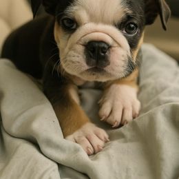 Girl 1 - Black and white female Boston Terrier puppy in Columbus, Ohio from Columbus Boston Terriers