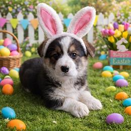 U-5. Hunk - Black and tan male Pembroke Welsh Corgi puppy in Sanford, Michigan from Tambali Pembroke Welsh Corgis