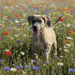Silver - Blue male Great Dane puppy in Florida from Beachside Kennels