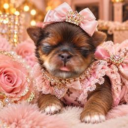 Godiva - Liver female Shih Tzu puppy in Warren, Michigan from Danielle's Yorkie Babies