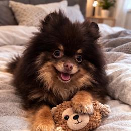Pomeranian puppies from Idahoan Poms