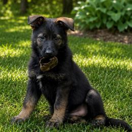 Moose - Sable male German Shepherd puppy in London, Kentucky from Kentucky Bluegrass Wirehair Dachshunds