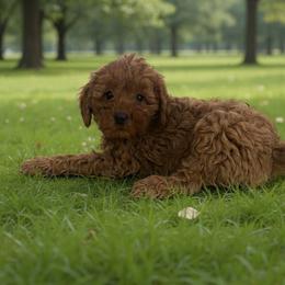 Lester - Red  male Goldendoodle puppy in Mint Hill, North Carolina from DoodleForever