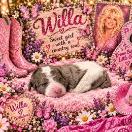 Willa - Blue merle female Aussiedoodle puppy in Lavonia, Georgia from H & A Kennels