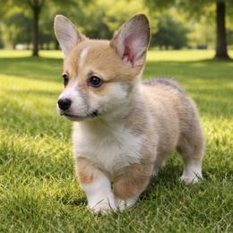 AKC Yellow Sun - Red male Pembroke Welsh Corgi puppy in Summerfield, Florida from Promise Land Farm