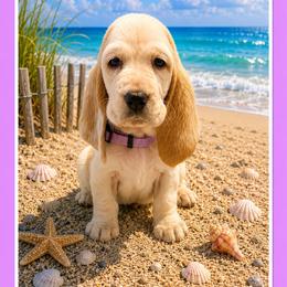 Lavender collar female - Lemon and white female Basset Hound puppy in Columbia, South Carolina from Pawmetto Hounds