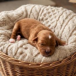 Daisy - Red female Cavapoo puppy in Salt Lake City, Utah from SunnySide Mini Doodles