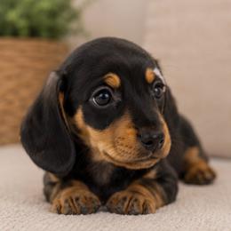 Apple - Black and tan female Dachshund puppy in Desloge, Missouri from Snows Doxies