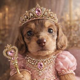 Princess Luna - Dapple female Dachshund puppy in El Cajon, California from Lisa Buxton