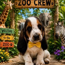 Yellow - Black white and brown male Basset Hound puppy in Columbia, South Carolina from Pawmetto Hounds