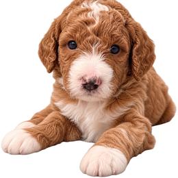 Oakley Ray - Apricot male Goldendoodle puppy in Valdosta, Georgia from Designer Doodles of South GA