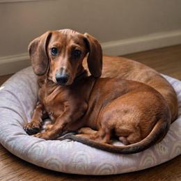 Tucker AKC - Dapple male Dachshund puppy in Coweta, Oklahoma from Sunnyside Dachshunds