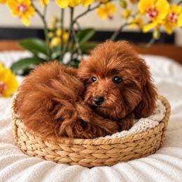 Jack - Red  male Poodle puppy in Hollywood, Florida from Royal Goldendoodle