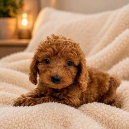 Hugo - Red  male Goldendoodle puppy in Warrensburg, Missouri from Supreme Doodles