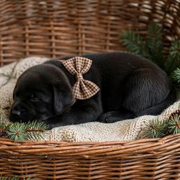Remi - Remington - Black female Labrador Retriever puppy in Peru, Indiana from Harvest Moon Farms - Indiana English Cream Golden Retrievers