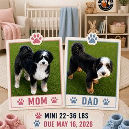 Bernedoodle puppies from Candy's Bernedoodles
