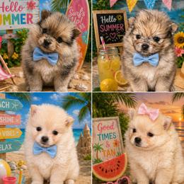 Pomeranian puppies from Panhandle Poms