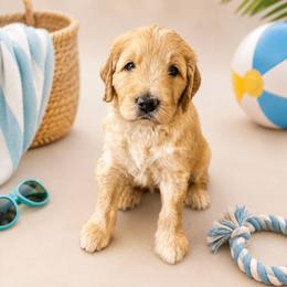 Bartlett - Cream male Goldendoodle puppy in Rocky Point, North Carolina from CelticDoods