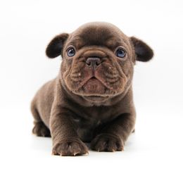 Peaches - Liver female French Bulldog puppy in Star City, Arkansas from T4 Farms