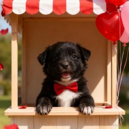 CARAMEL TRUFFLE - Black tri-color female Australian Shepherd puppy in Salem, Arkansas from Patchwork Kennels