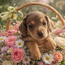 Otis - Dapple male Dachshund puppy in El Cajon, California from Lisa Buxton