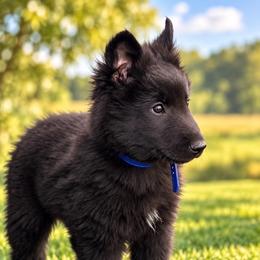 Royal - Black male Belgian Sheepdog puppy in Hastings, Minnesota from Century Hills Farm